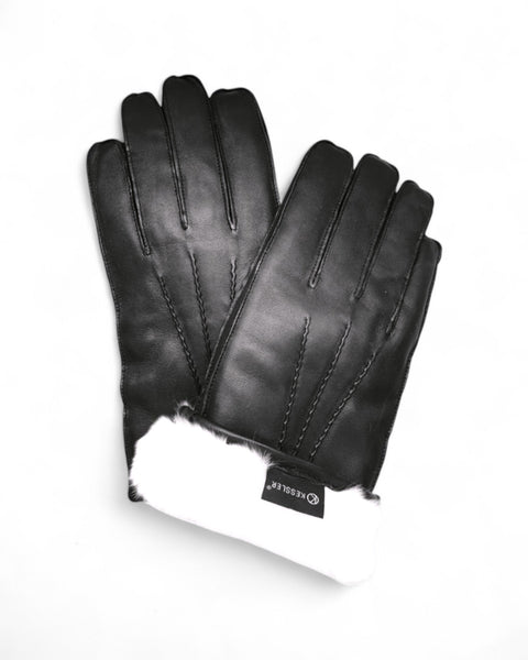 OTTO KESSLER Herrahanskar kanínuskinn