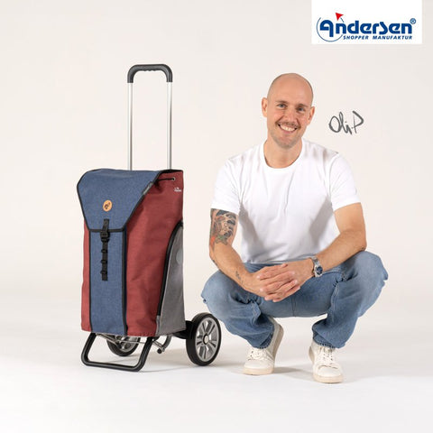 ANDERSEN Alu Star Shopper® Oli.P 2.0- Innkaupakerra