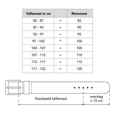 THE MONTE - Leather belt