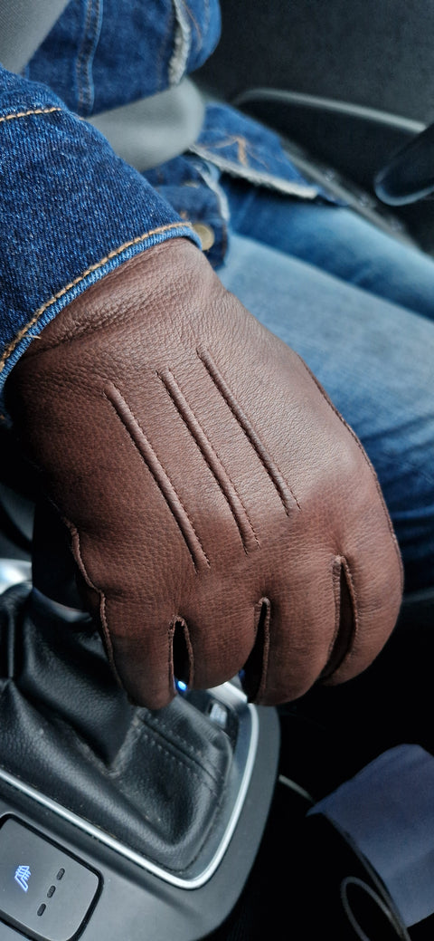 HK herrahanskar hjartarskinn