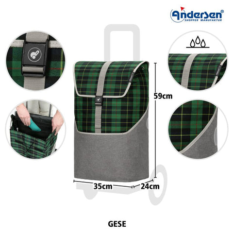 ANDERSEN Alu Star Shopper® Gese - Innkaupakerra