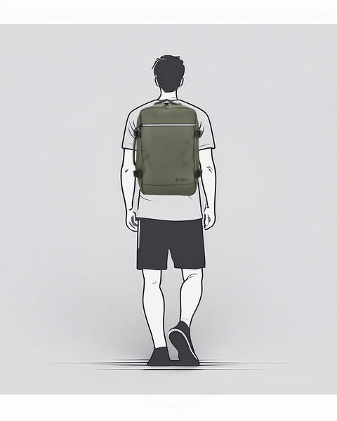 ENRICO BENETTI Bergen - 15" bakpoki - undir sæti