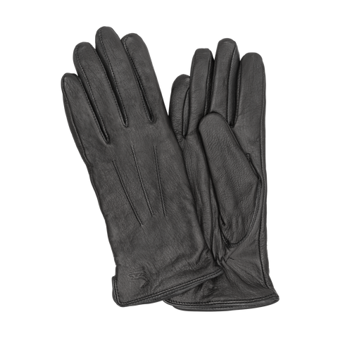 HK Women's heart leather gloves