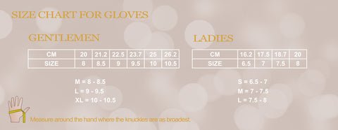 HK Ladies Gloves w. knitting lining