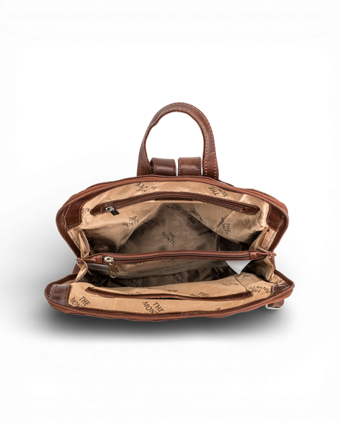 THE MONTE - A4 leather backpack
