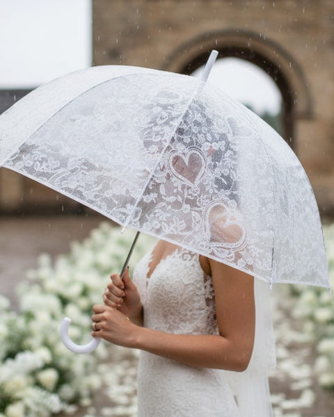 IMPLIVA - transparent umbrella w.pattern