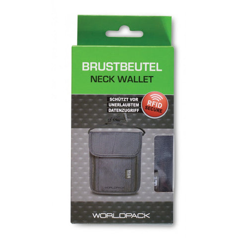 WORLDPACK RFID neck wallet- Interior wallet