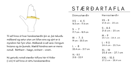 Szendelbacher - Dömuhanskar m. prjónafóðri