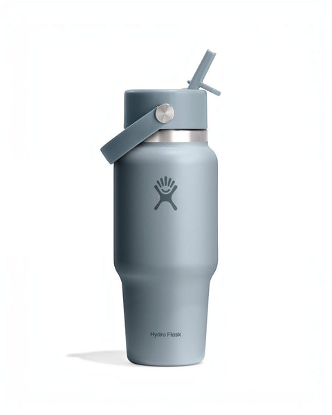 Hydro Flask 24 oz (710ml) Wide Mouth Travel brúsi með röri