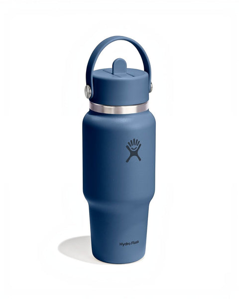 Hydro Flask 24 oz (710ml) Wide Mouth Travel brúsi með röri