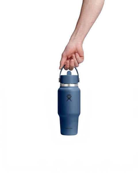 Hydro Flask 24 oz (710ml) Wide Mouth Travel brúsi með röri