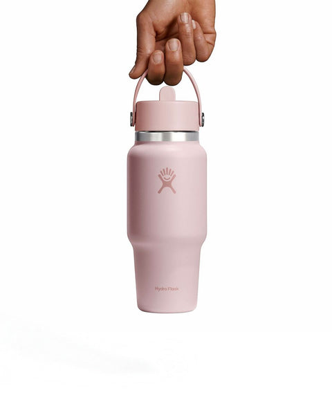 Hydro Flask 24 oz (710ml) Wide Mouth Travel brúsi með röri