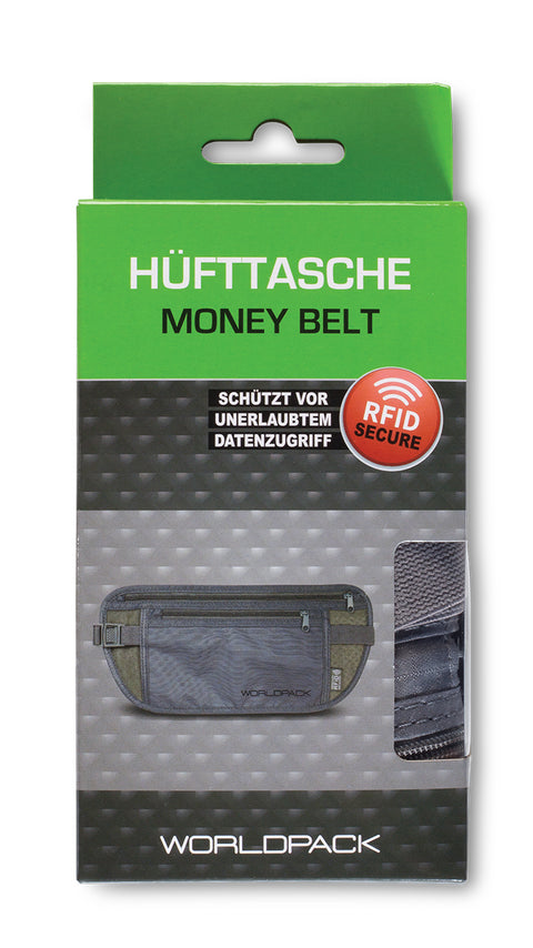 WORLDPACK RFID Money belt – Inner garment wallet