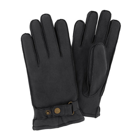 HK Men's Heart Leather Gloves