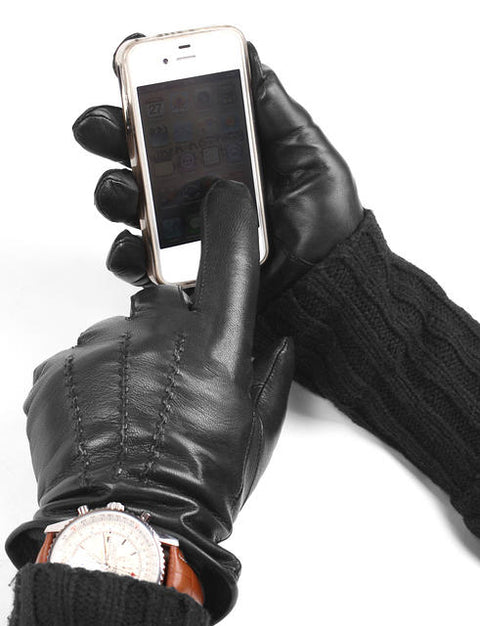 HK Men's gloves f. touch screen