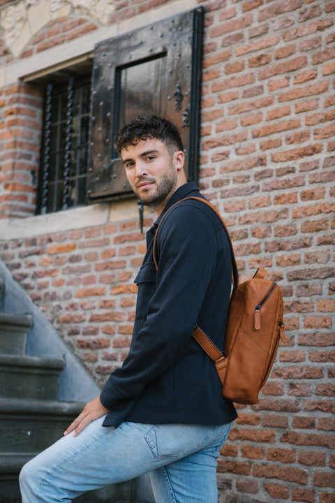 dR Amsterdam - leather backpack