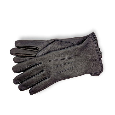 HK Women's heart leather gloves