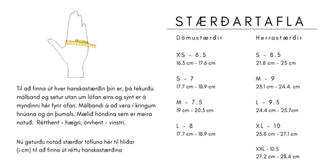 Szendelbacher - Dömuhanskar m. prjónafóðri